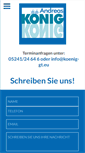 Mobile Screenshot of koenig-gt.eu